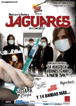 CONCIERTOS DE JAGUARES CANCELADOS